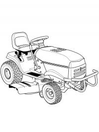 Trator cortador de grama