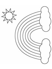 Sol e arco-íris