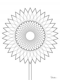Mandala de girassol