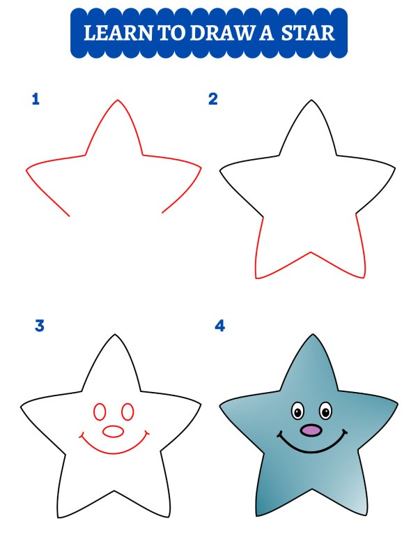 Como desenhar uma estrela