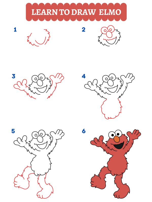 Como desenhar o Elmo