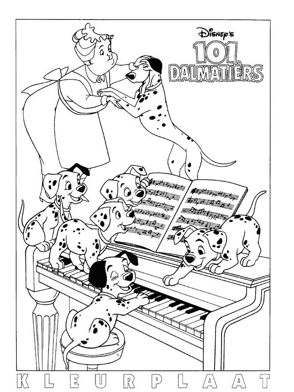 101 Dálmatas Desenho para Colorir 101 Dálmatas Desenho para Colorir
