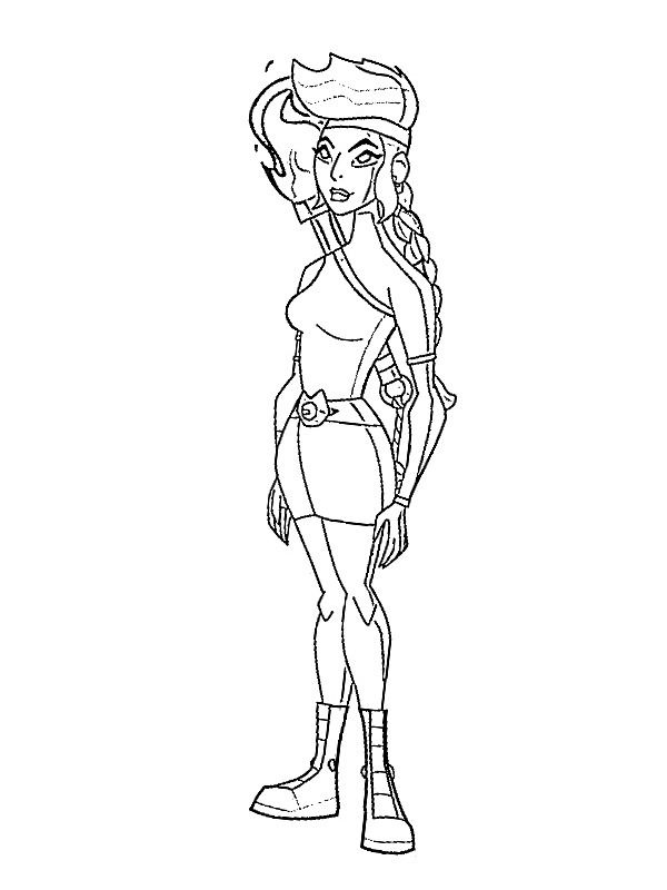 Amber (Brawl Stars) Desenho para Colorir Amber (Brawl Stars) Desenho para Colorir