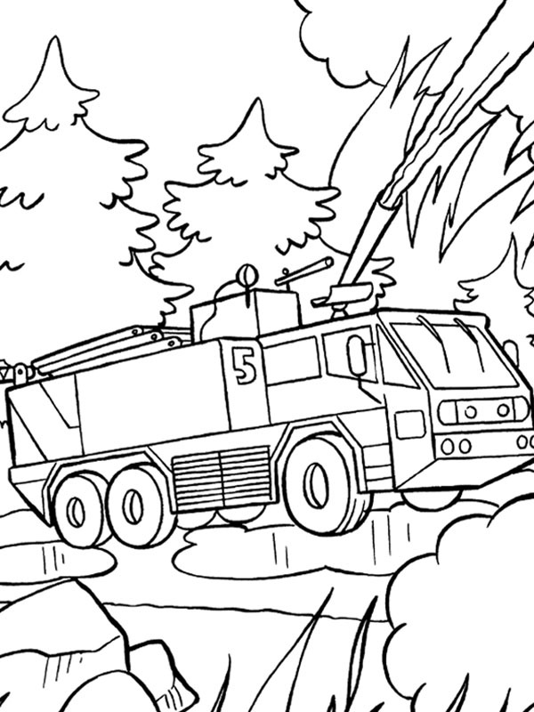 Caminhão de bombeiros Desenho para Colorir Caminhão de bombeiros Desenho para Colorir