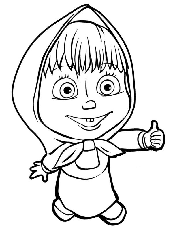 Masha Desenho para Colorir Masha Desenho para Colorir