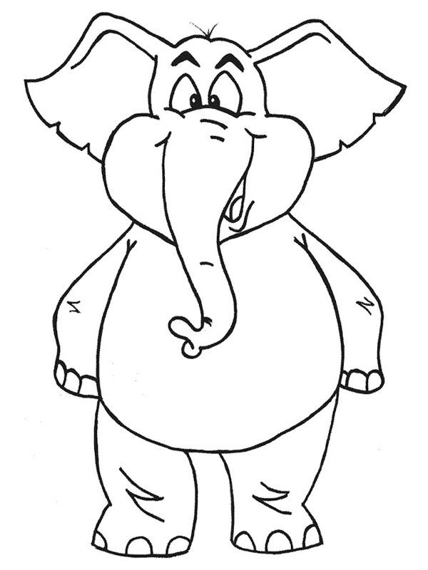 Elefante Desenho para Colorir Elefante Desenho para Colorir