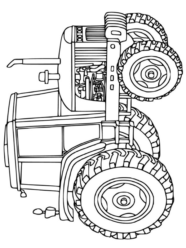 Trator Desenho para Colorir Trator Desenho para Colorir