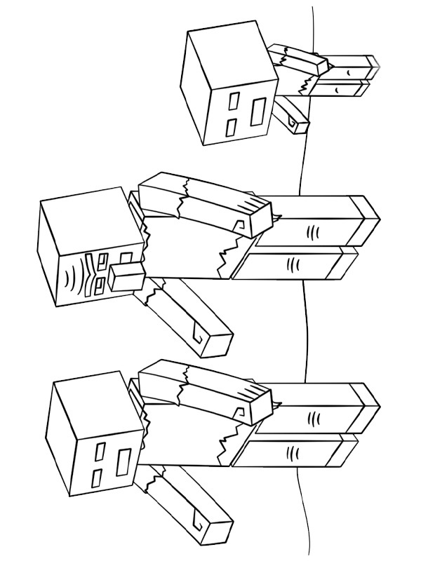 Minecraft Desenho para Colorir Minecraft Desenho para Colorir