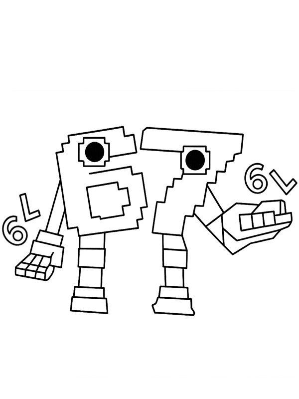 67 Steal a Brainrot (Roblox) Desenho para Colorir 67 Steal a Brainrot (Roblox) Desenho para Colorir