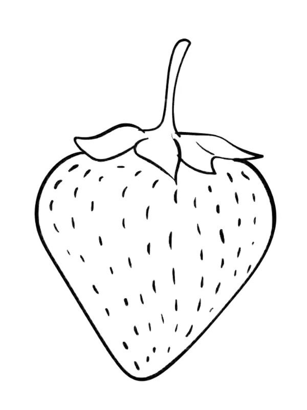 Morango Desenho para Colorir Morango Desenho para Colorir