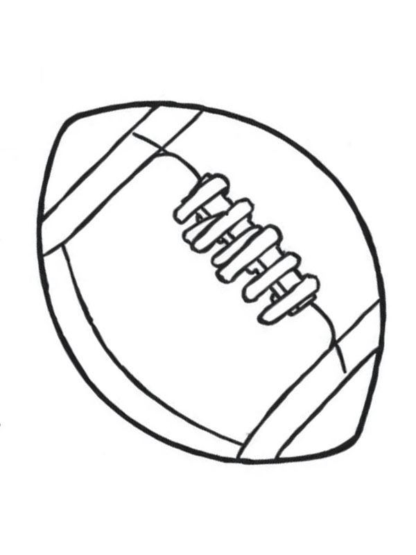 Bola de futebol americano Desenho para Colorir Bola de futebol americano Desenho para Colorir