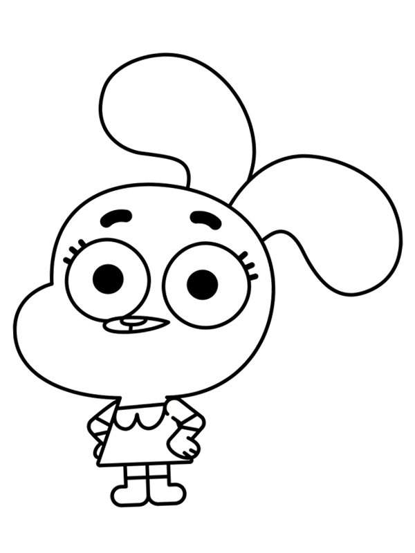 Anais Watterson Desenho para Colorir Anais Watterson Desenho para Colorir