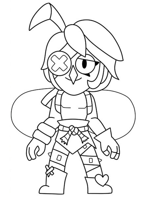 Angelo do Brawl Stars Desenho para Colorir Angelo do Brawl Stars Desenho para Colorir