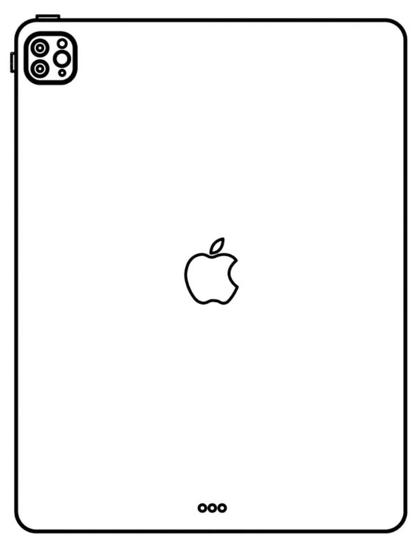 Apple iPad Pro Desenho para Colorir Apple iPad Pro Desenho para Colorir