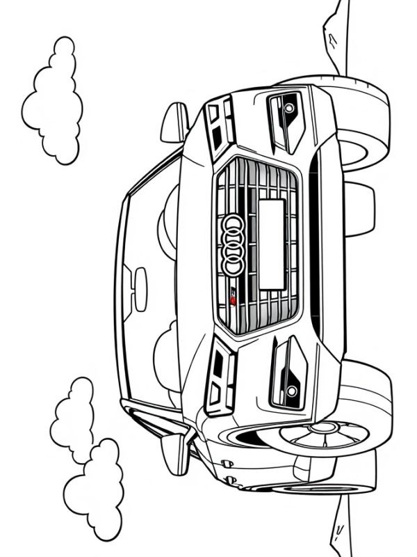 Audi Q5 Desenho para Colorir Audi Q5 Desenho para Colorir