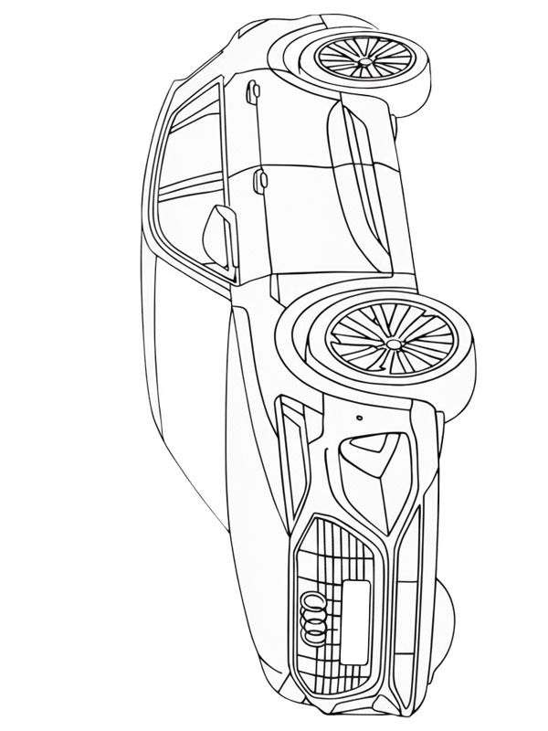 Audi Q8 Desenho para Colorir Audi Q8 Desenho para Colorir