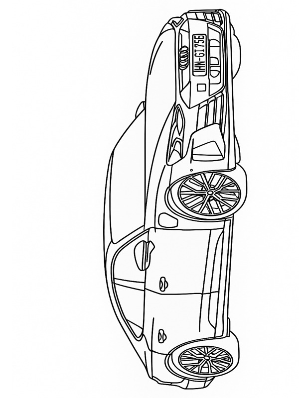 Audi S e-tron GT Desenho para Colorir Audi S e-tron GT Desenho para Colorir