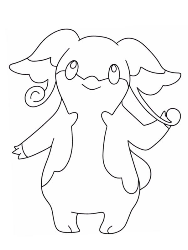 Audino (Pokémon) Desenho para Colorir Audino (Pokémon) Desenho para Colorir