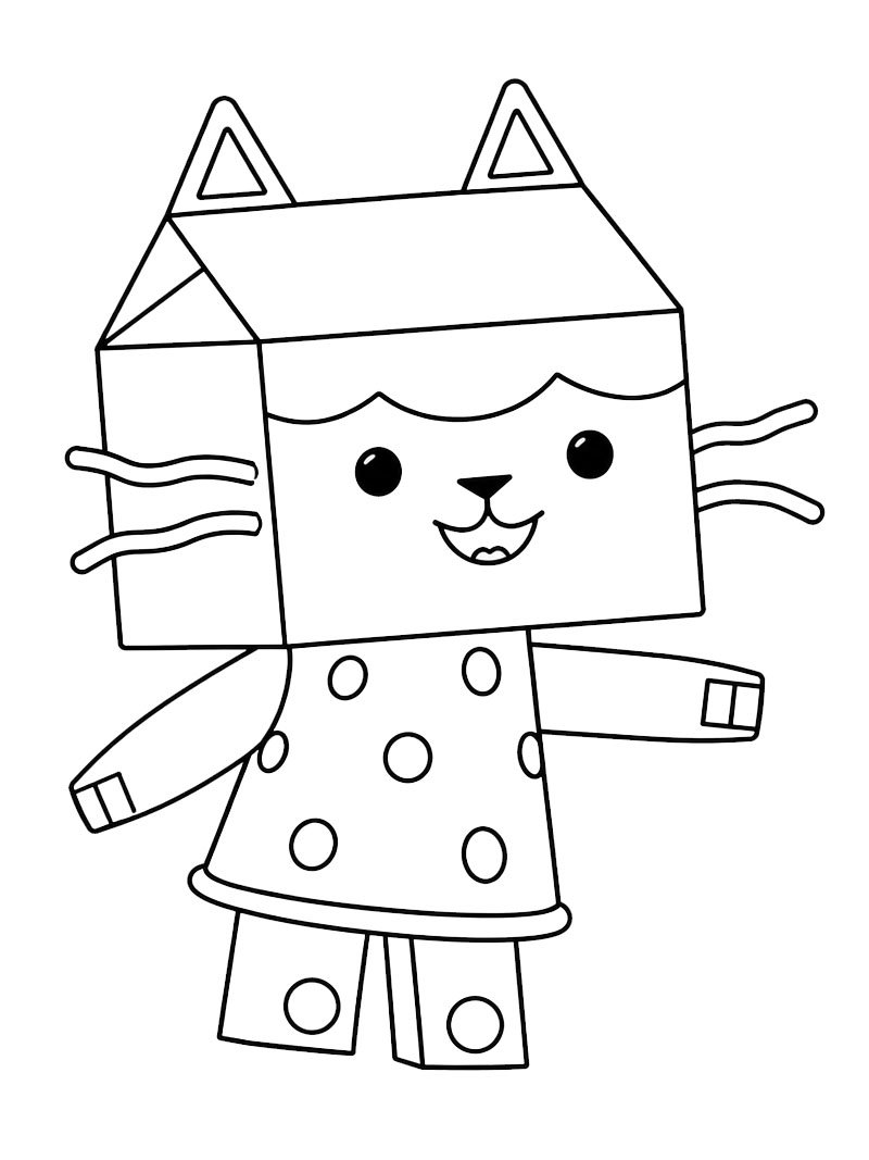 Beb&ecirc; Caixa (A Casa M&aacute;gica da Gabby) Desenho para Colorir