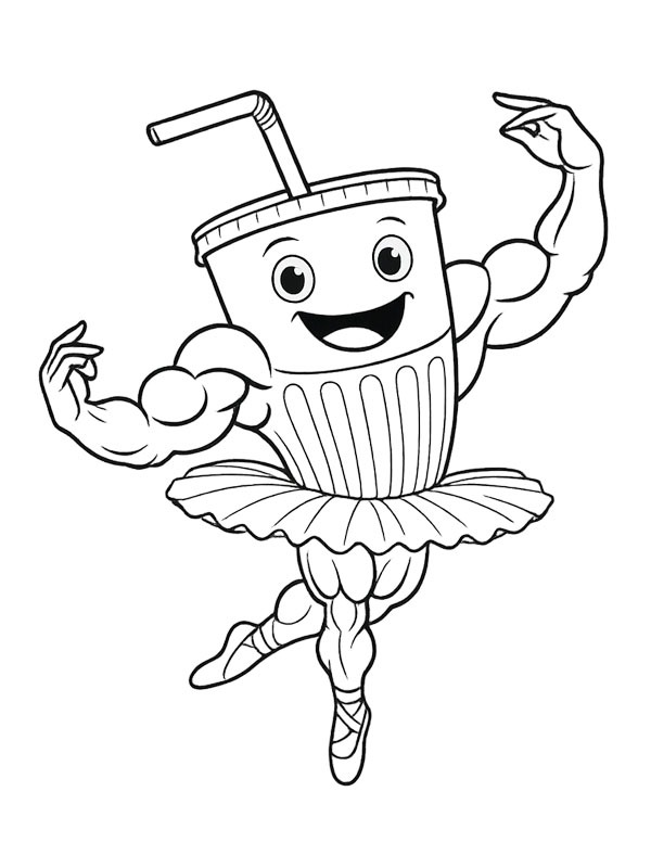 Ballerino Lololo Desenho para Colorir Ballerino Lololo Desenho para Colorir