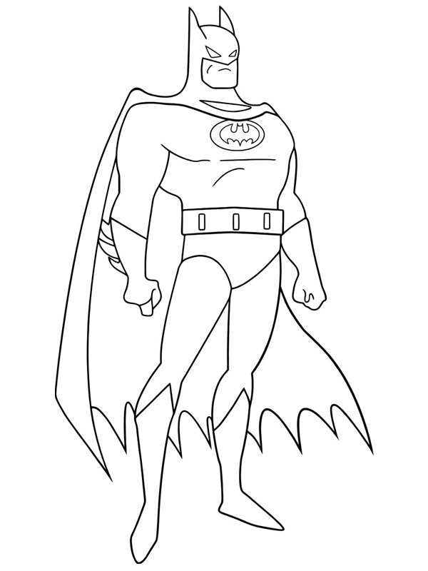 Batman Desenho para Colorir