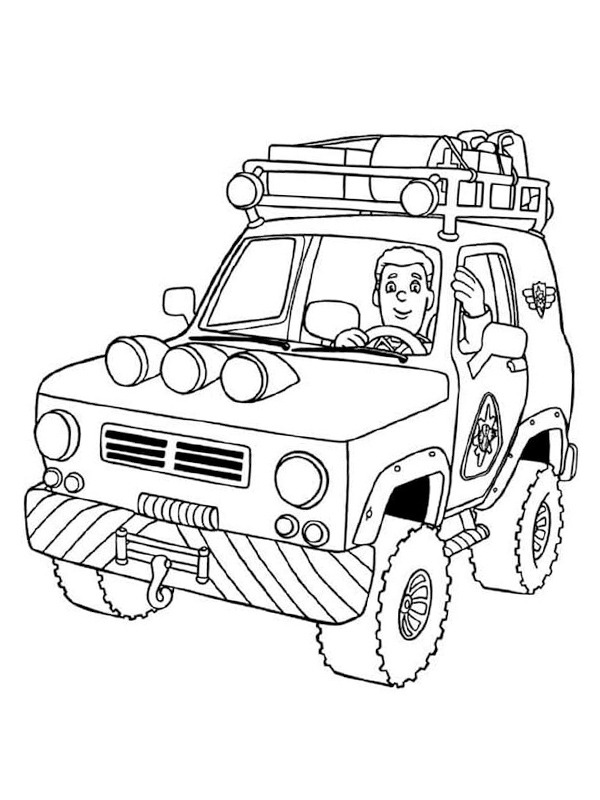 Ben Hooper (Sam o Bombeiro) Desenho para Colorir Ben Hooper (Sam o Bombeiro) Desenho para Colorir