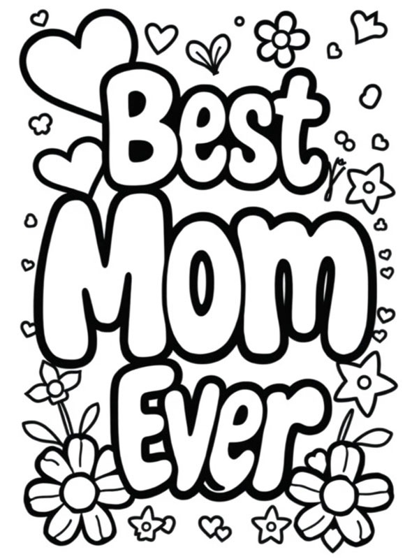 Melhor mãe do mundo Desenho para Colorir Melhor mãe do mundo Desenho para Colorir