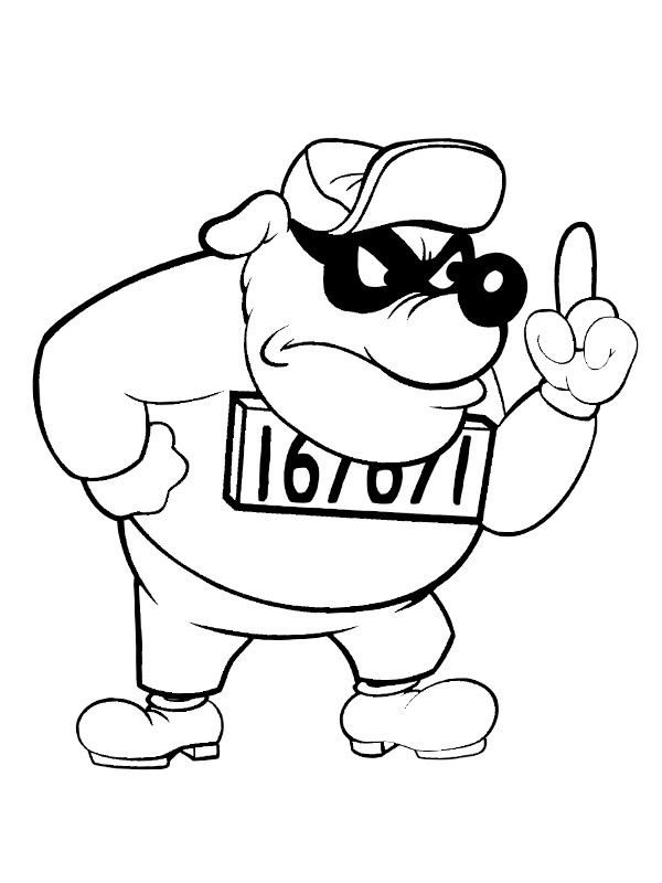 Chefão (Irmãos Metralha) Desenho para Colorir Chefão (Irmãos Metralha) Desenho para Colorir