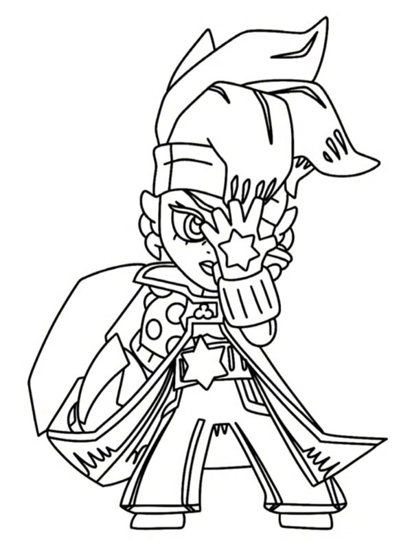 Maisie Bizarra (Brawl Stars) Desenho para Colorir Maisie Bizarra (Brawl Stars) Desenho para Colorir