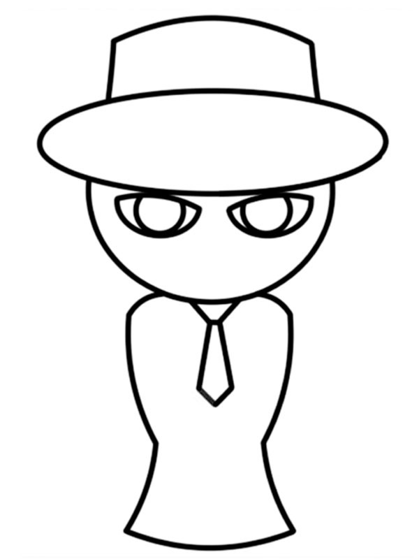 Black Incredibox Sprunki Desenho para Colorir Black Incredibox Sprunki Desenho para Colorir