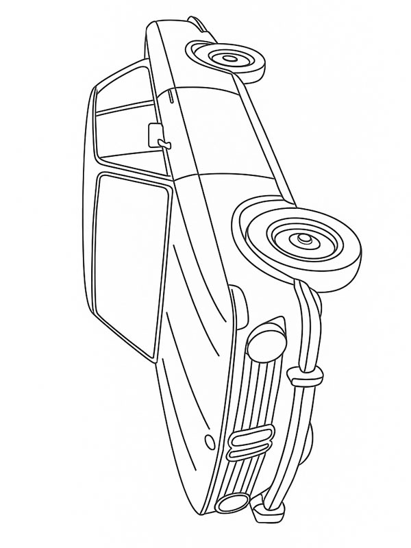 BMW 2002 Desenho para Colorir BMW 2002 Desenho para Colorir