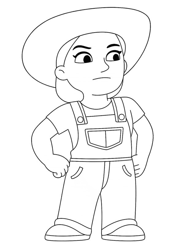 Fazendeira Yumi Desenho para Colorir Fazendeira Yumi Desenho para Colorir