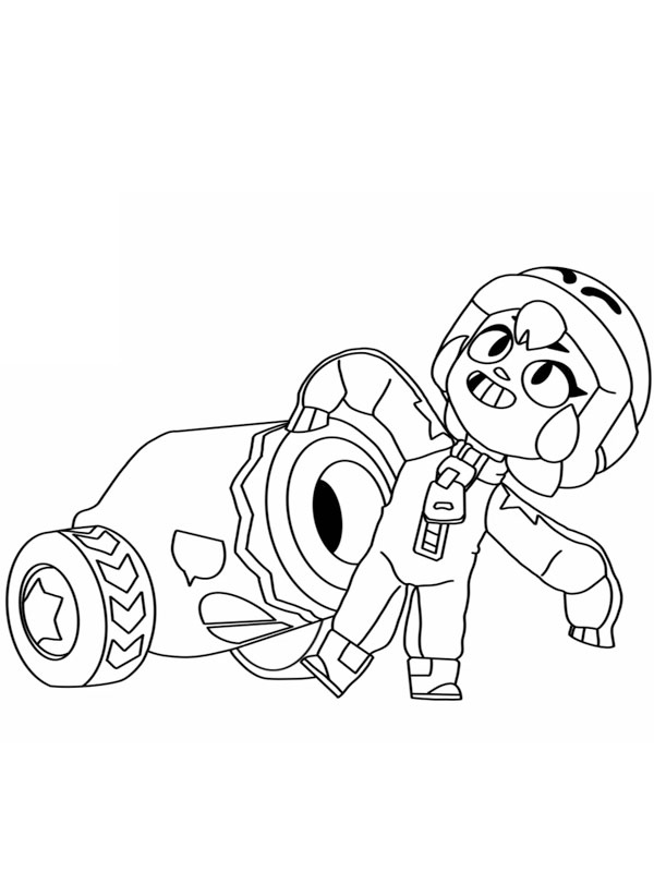 Bonnie (Brawl Stars) Desenho para Colorir Bonnie (Brawl Stars) Desenho para Colorir