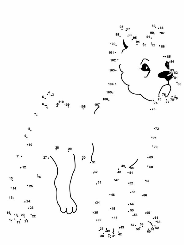 Cão Boxer, ligue os pontos Desenho para Colorir Cão Boxer, ligue os pontos Desenho para Colorir