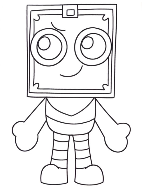 Boxten (Dandy's World) Desenho para Colorir Boxten (Dandy's World) Desenho para Colorir
