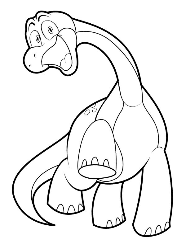 Bron, o dinossauro Desenho para Colorir Bron, o dinossauro Desenho para Colorir