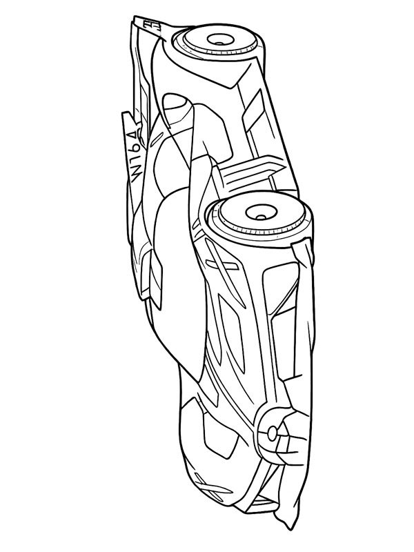 Bugatti Bolide Desenho para Colorir