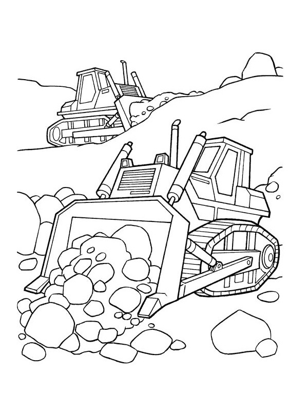 Escavadeira Desenho para Colorir Escavadeira Desenho para Colorir