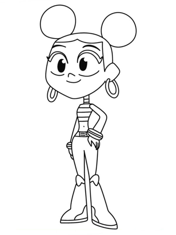 Abelha (Jovens Titãs em Ação!) Desenho para Colorir Abelha (Jovens Titãs em Ação!) Desenho para Colorir
