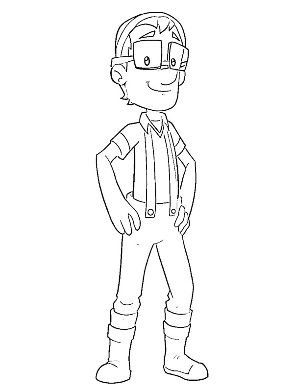 Capitão Turbot Desenho para Colorir Capitão Turbot Desenho para Colorir