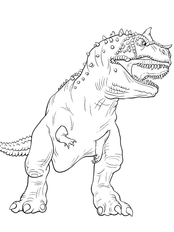 Carnotauro Desenho para Colorir Carnotauro Desenho para Colorir