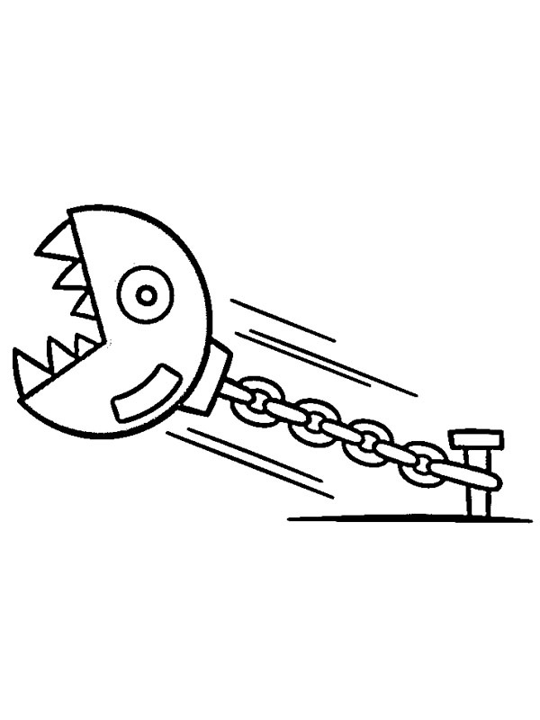Chain Chomp Desenho para Colorir Chain Chomp Desenho para Colorir