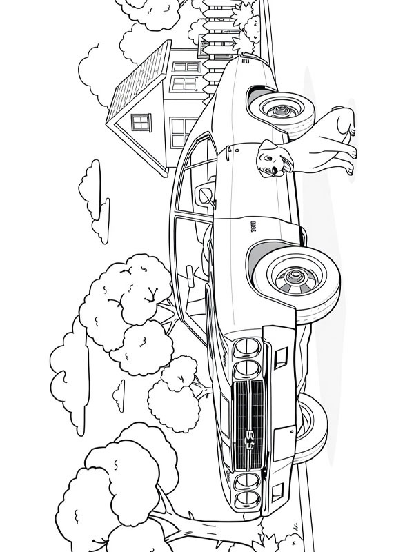 Chevrolet Chevelle Desenho para Colorir Chevrolet Chevelle Desenho para Colorir