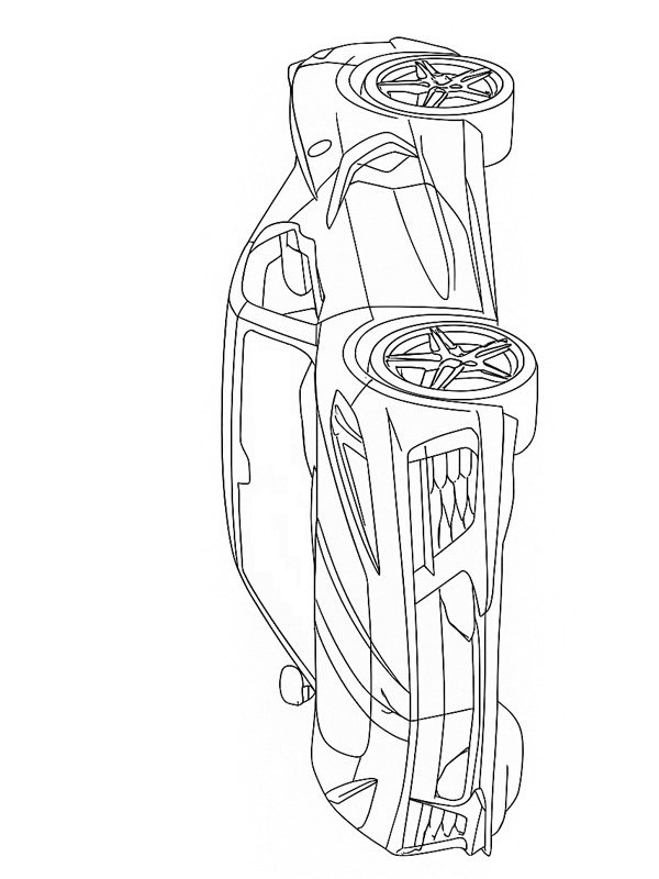 Chevrolet Corvette Stingray 2024 Desenho para Colorir Chevrolet Corvette Stingray 2024 Desenho para Colorir