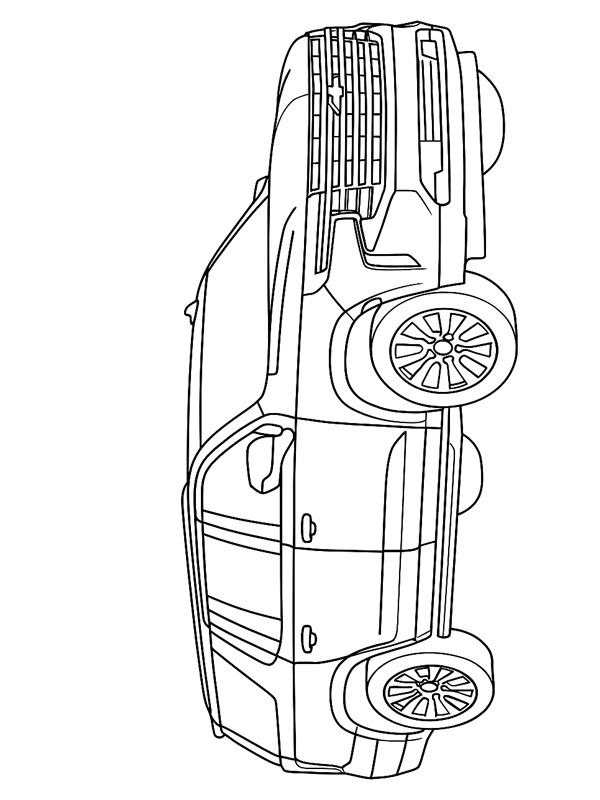 Chevrolet Suburban 2024 Desenho para Colorir Chevrolet Suburban 2024 Desenho para Colorir