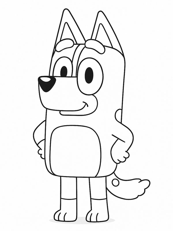Chilli Heeler Desenho para Colorir Chilli Heeler Desenho para Colorir
