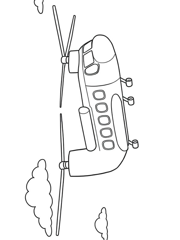 Helicóptero Chinook Desenho para Colorir Helicóptero Chinook Desenho para Colorir