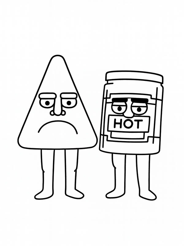 Chipso and Queso Desenho para Colorir Chipso and Queso Desenho para Colorir