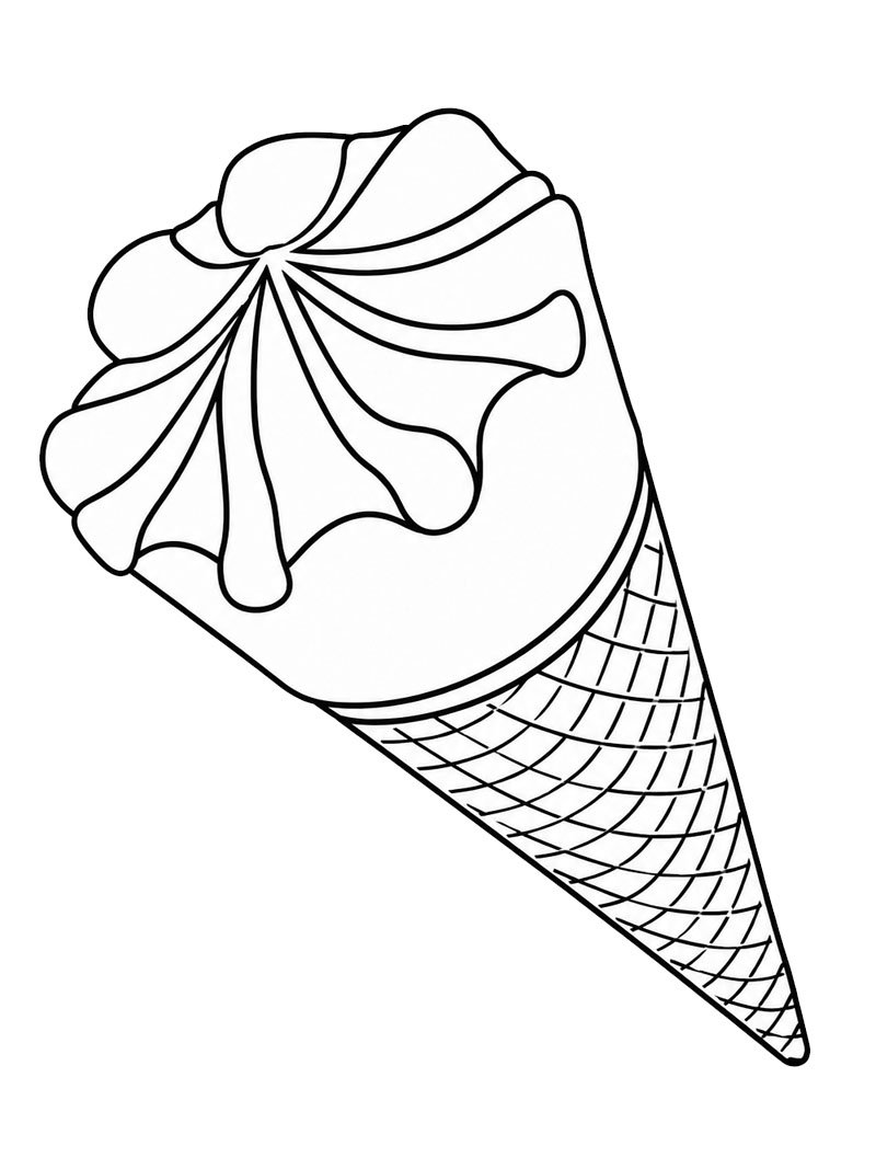 Sorvete Cornetto Desenho para Colorir Sorvete Cornetto Desenho para Colorir