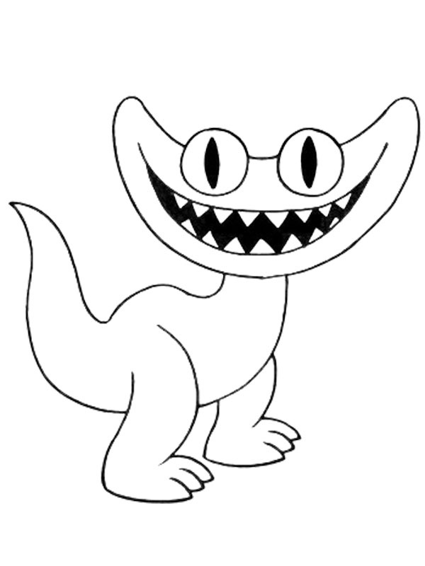 Cyan (Rainbow Friends) Desenho para Colorir Cyan (Rainbow Friends) Desenho para Colorir